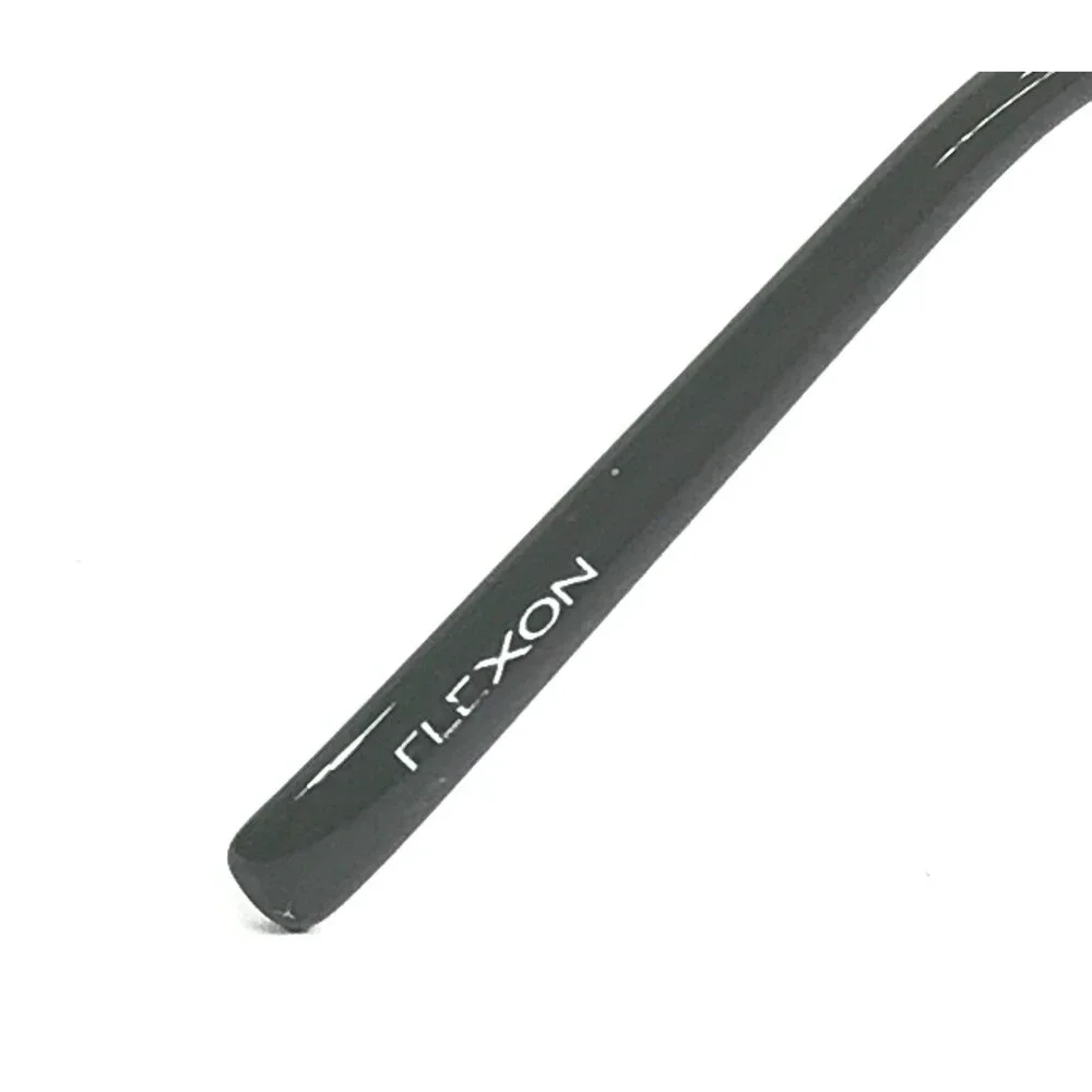 Flexon Eyeglasses Frames 606 LT GUNMETAL Square Half Rim Titanium 54-19-140